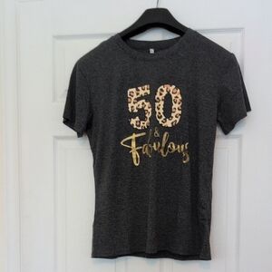 Gray Graphic Short Sleeve Tee